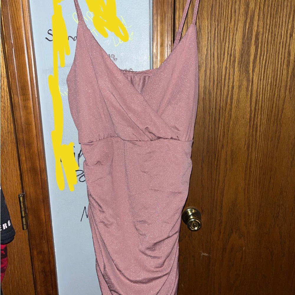 SHEIN Pink Sleeveless Dress